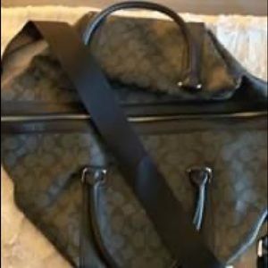 Authentic Coach Weekender tote. Blk/blk used once!